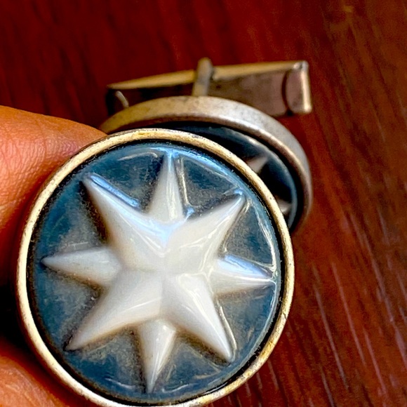 Lladro Other - Lladro Handcrafted Porcelain in Silver Vintage Cuff Links